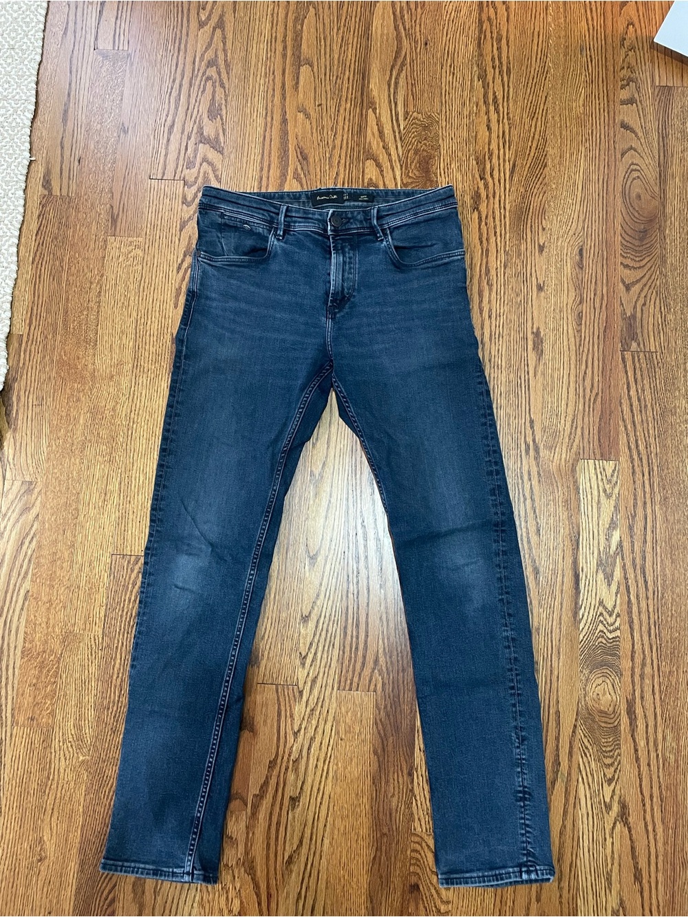Massimo Dutti Men's Slim Jeans - Dark Blue